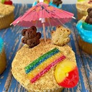 Beach Cupcake