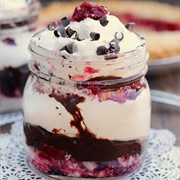 Chocolate Cherry Pie Trifle