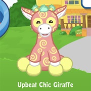 Upbeat Chic Giraffe