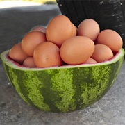 Egg and Watermelon