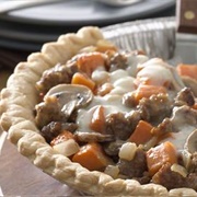 Cheesy Sausage and Sweet Potato Pie