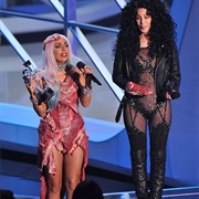 Cher Presents Lady Gaga MTV Awards 2010