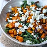 Green Bean, Squash and Feta Salad