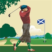Golfed in Scotland