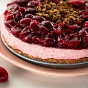 Cherry Hibiscus Cheesecake