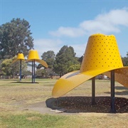 Hat in Three Stages of Landing (Salinas, CA)