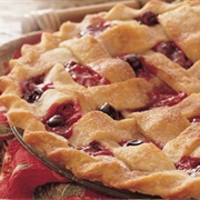 Blueberry Raspberry Lattice Pie