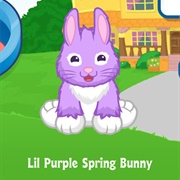 Lil Purple Spring Bunny