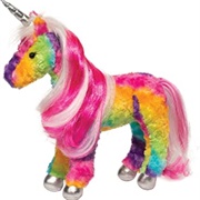 Douglas Joy Rainbow Princess Unicorn Plush