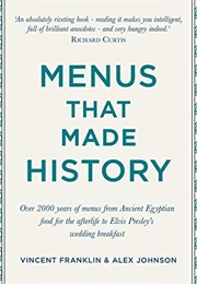 Menus That Made History (Alex Johnson)