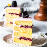 Blackberry Curd Cake