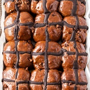 Chocolate Hot Cross Bun