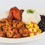 Jamacian Black Pepper Chicken and Shrimp