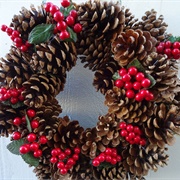 Pine Cone Wreath