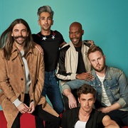 Bobby Berk, Karamo Brown, Tan France, Antoni Porowski and Jonathan Van Ness (Queer Eye)