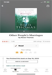 Other People&#39;s Marriages (Rosie Thomas)