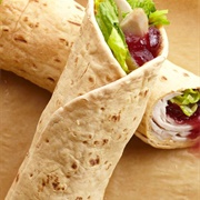 Egg and Cranberry Wrap