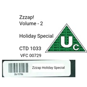 Zzzap Volume 2 Holiday Special Tape Label