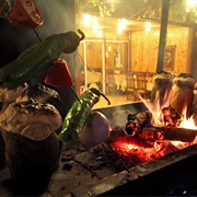 Pottery Kebab With Rice, Cacik &amp; Salad, Cappadocia, Turkey