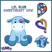 Lil Blue Sweetheart Cow