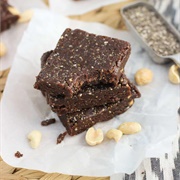 Chocolate Peanut Butter Chia Bars