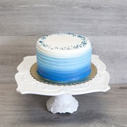 Blue Ombre Cake