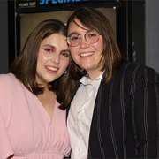 Beanie Feldstein and Bonnie Chance Roberts