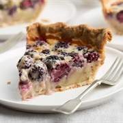 Blackberry Custard Pie