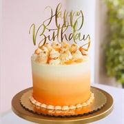 Orange Ombre Cake