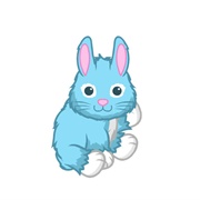 Lil Blue Spring Bunny