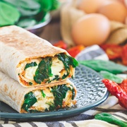 Egg and Vegetable Wrap