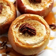 Cheesecake Stuffed Baked Apples