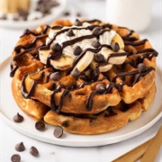 Waffle With Chocolate Chips