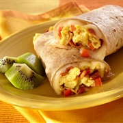 Egg and Swiss Cheese Wrap