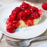 Raspberry Vanilla Custard Pie