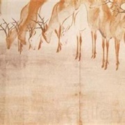 Poem Scroll With Deer (Tawaraya Sōtatsu and Hon&#39;ami Kōetsu)