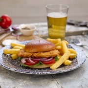 Fried Buttermilk Burger