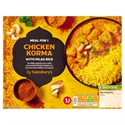 Chicken Korma With Pilau Rice