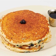 Buttermilk Pancakes With Blueberries