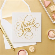 Write Thank-You Cards