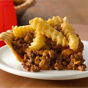 Cheeseburger and Fries Pie