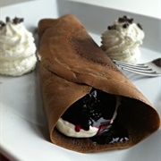 Black Forest Cheesecake Crepes