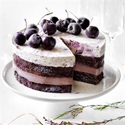 Black Cherry Ice-Cream Cake