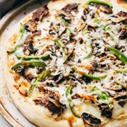 Philly Cheesesteak Pizza