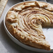 Apple Noodle Cheesecake Galette