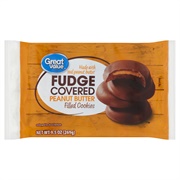 Great Value Fudge Covered Peanut Butter Filled Cookies