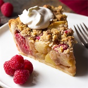 Apple Raspberry Pie With Crumb Topping