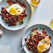 Egg and Red Beans