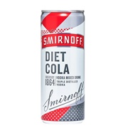 Smirnoff Diet Cola Vodka Mixed Drink