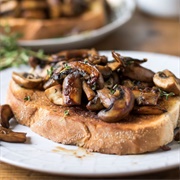 Mushrooms on Toast